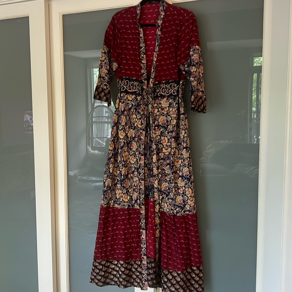 Floral Patchwork Maxi Dress